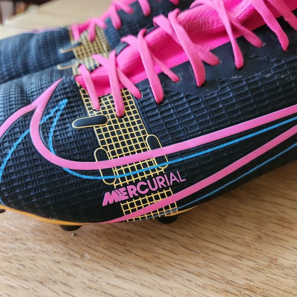 Nike Mercurial Superfly Elite Pink Black Size 8.5 Soccer Football‎ Cleats Shoes main image 5